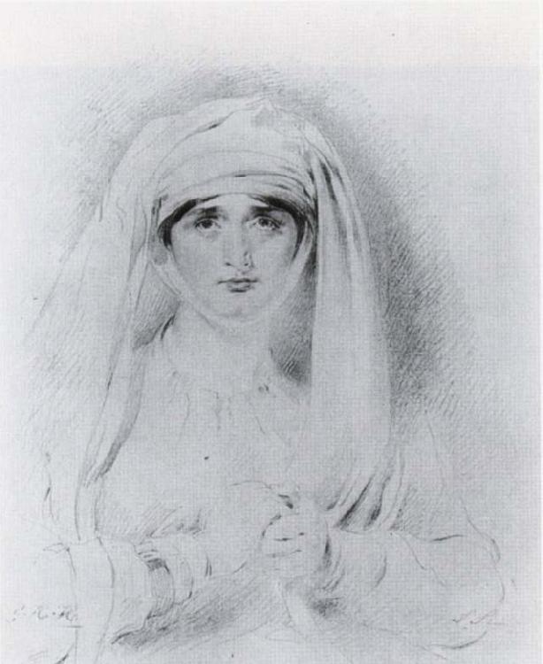 George Henry Harlow Sarah Siddons as Lady Macbeth France oil painting art